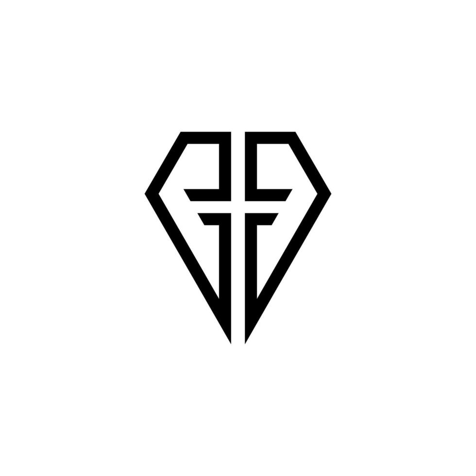 initial t shield logo design vector illustration isolated background