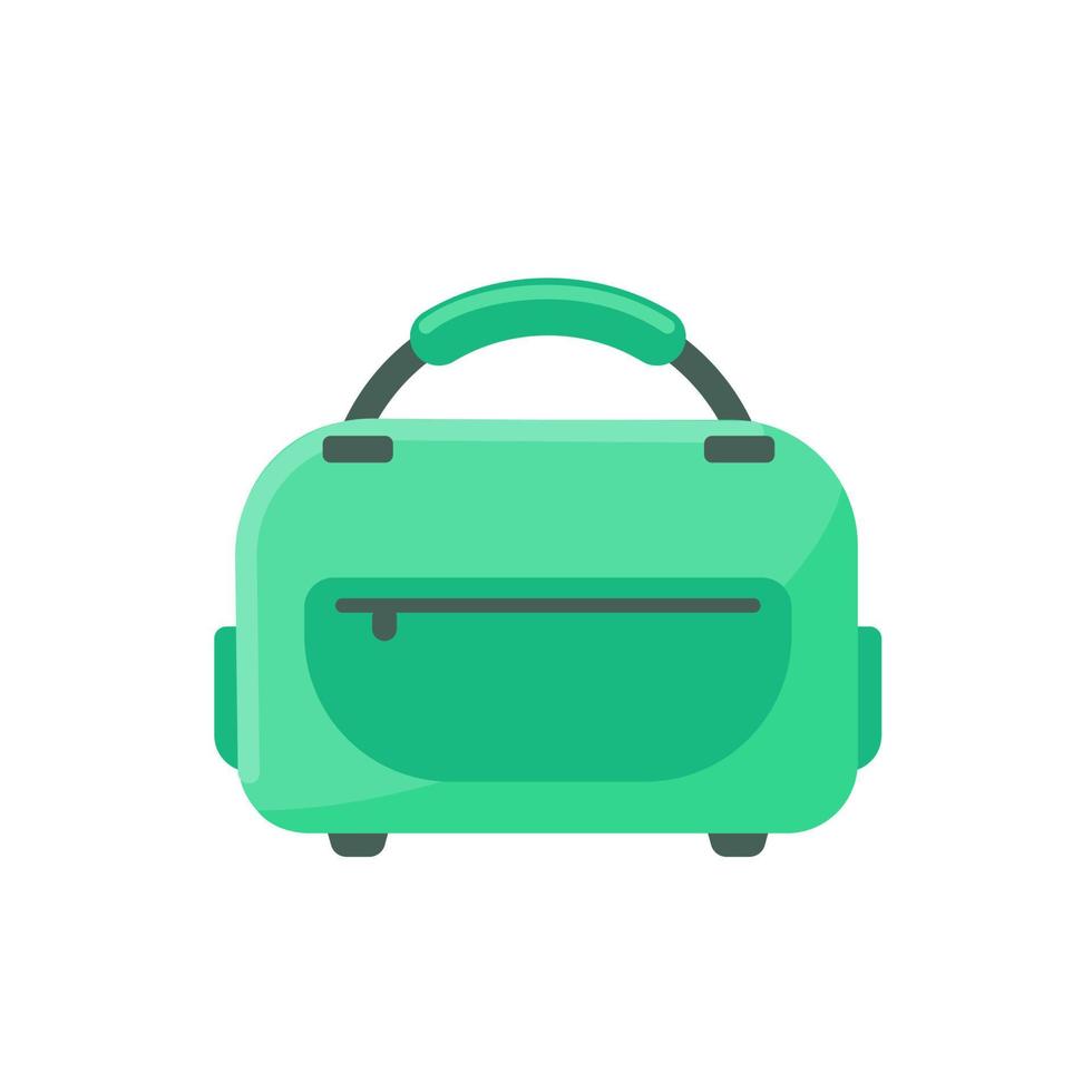 luggage for boarding a plane to travel on vacation vector