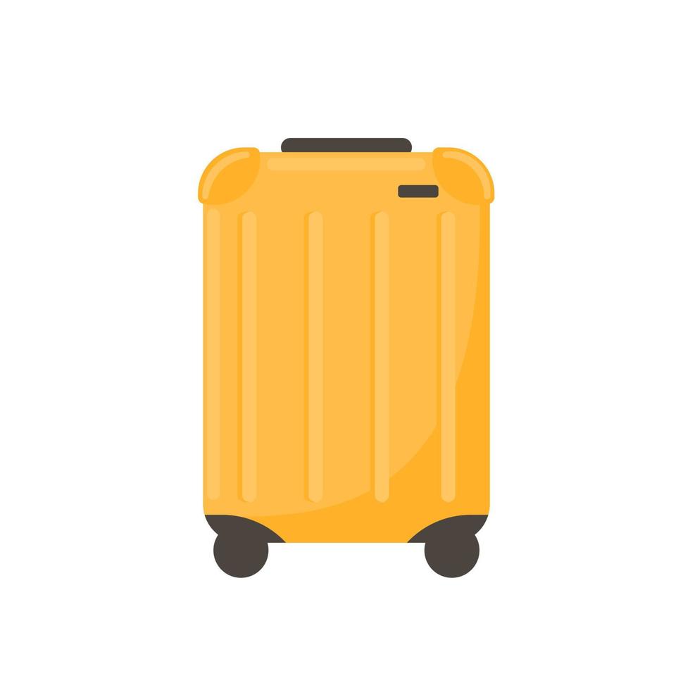 luggage for boarding a plane to travel on vacation vector