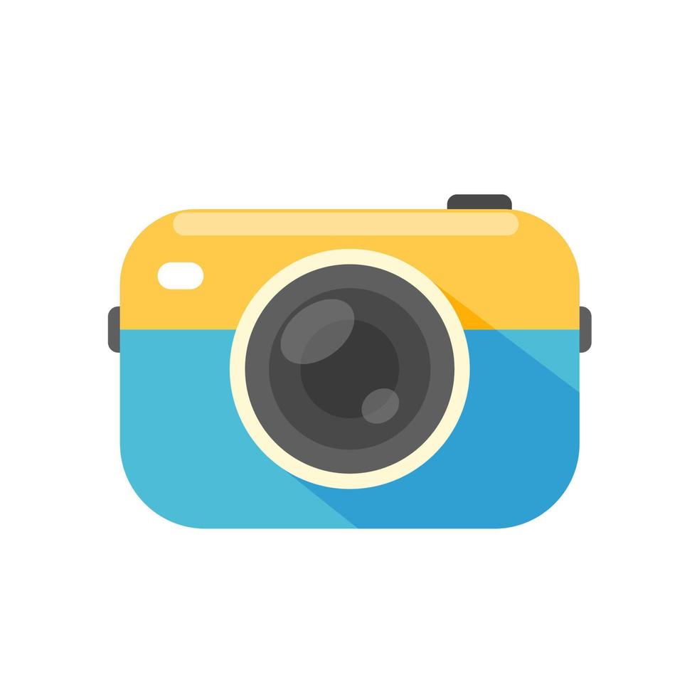 Camera for capturing good memories of travel vector