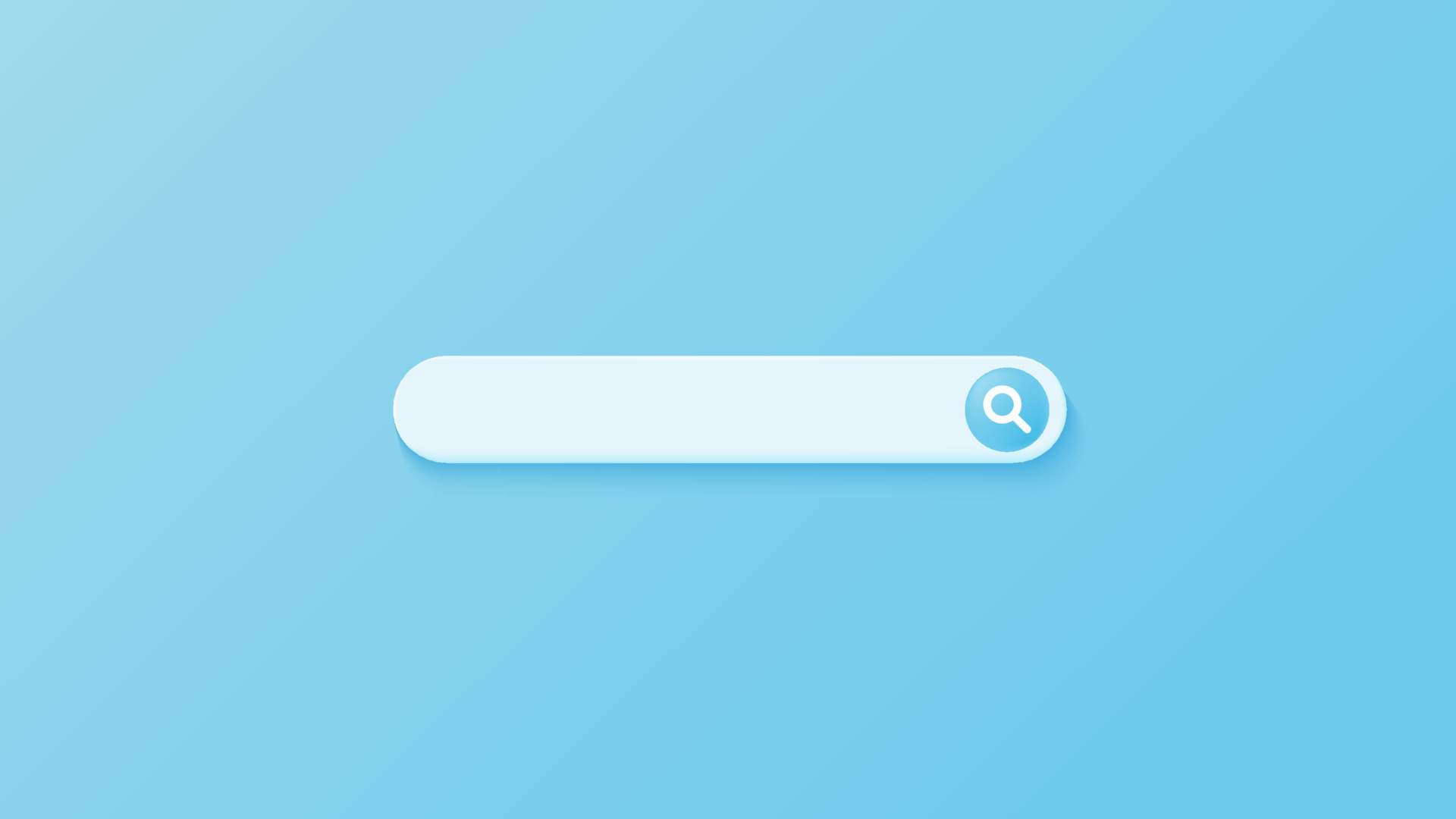 Minimal search bar. Simple and modern search bar design. 9671381 Vector