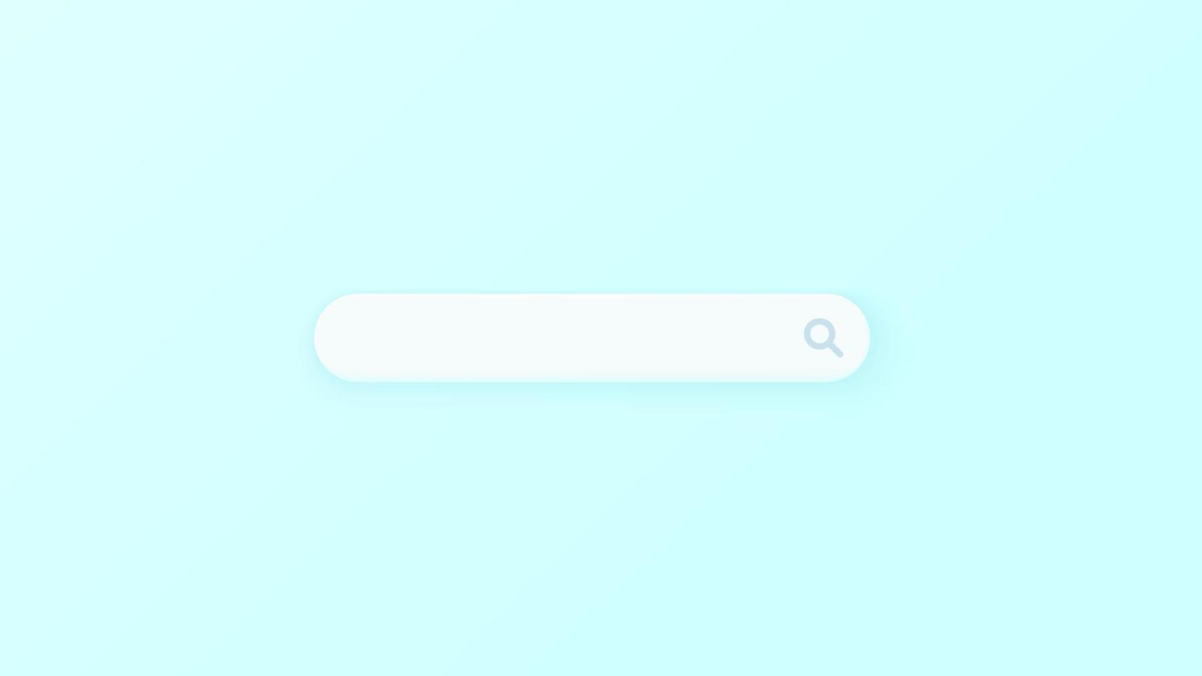 Minimal search bar. Simple and modern search bar design. vector