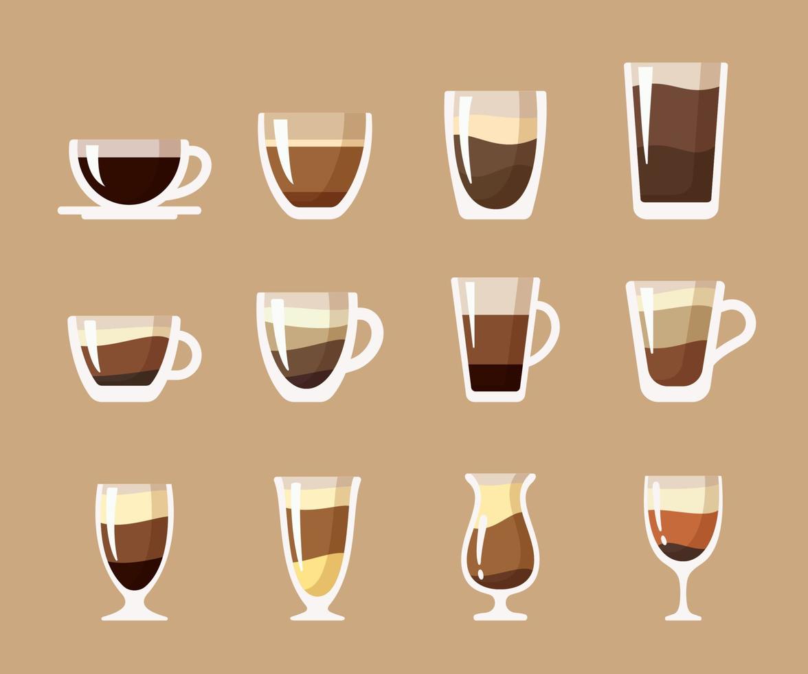 simple coffee cup vector For the hot drink menu in the cafe