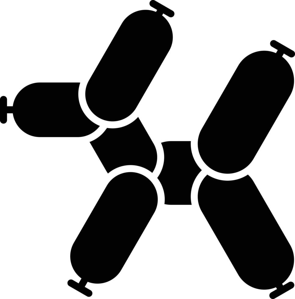 Balloon Dog Glyph Icon vector