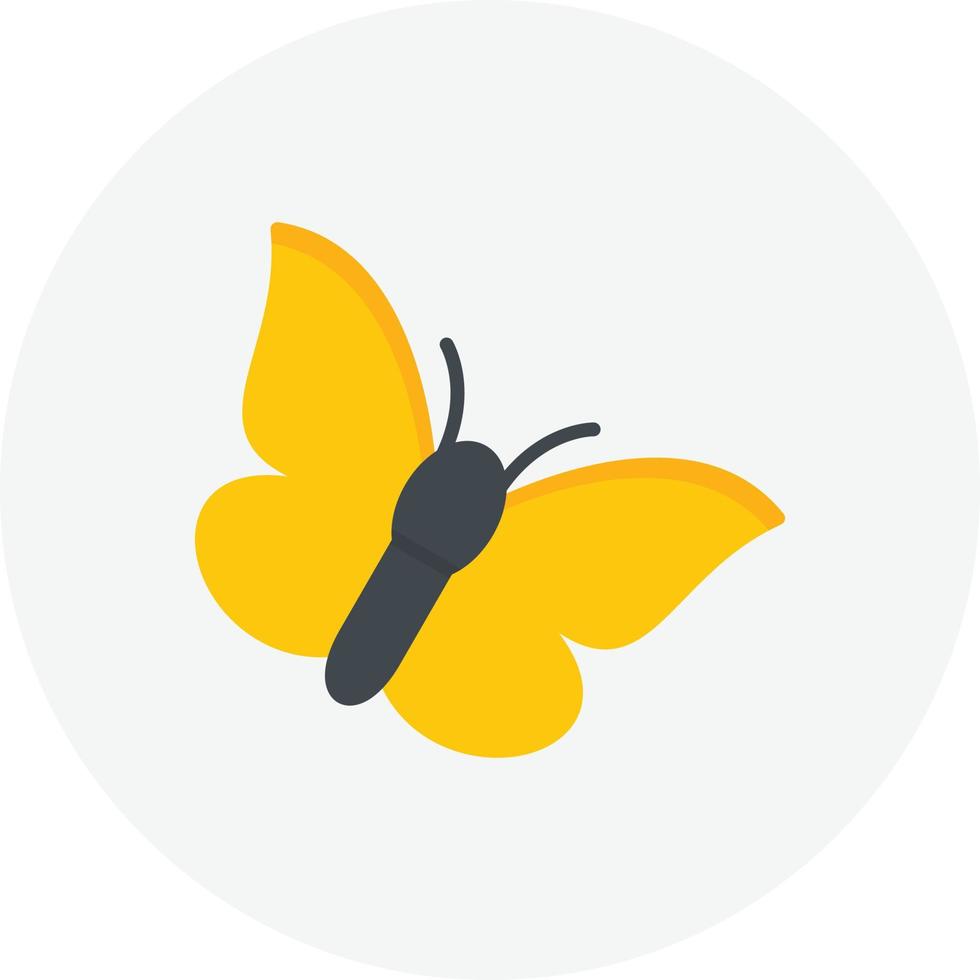 Butterfly Flat Circle vector