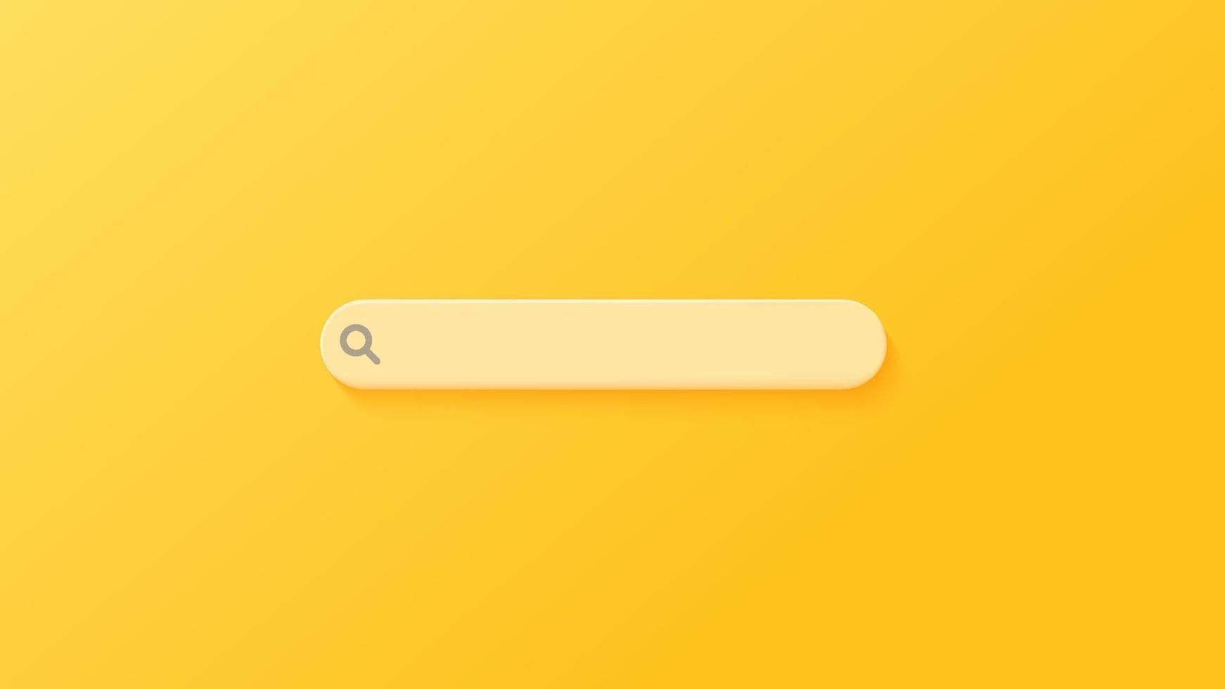 Minimal search bar. Simple and modern search bar design. vector