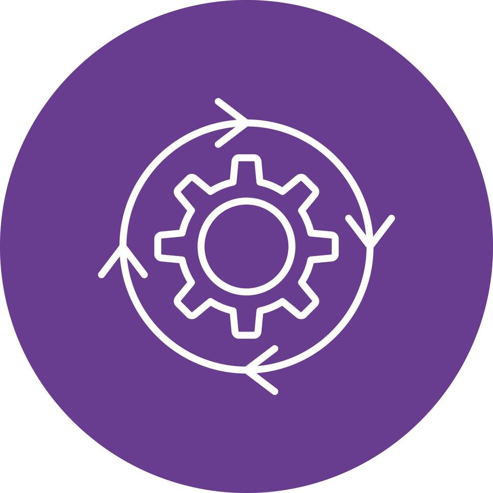 Iteration Line Circle Multicolor vector