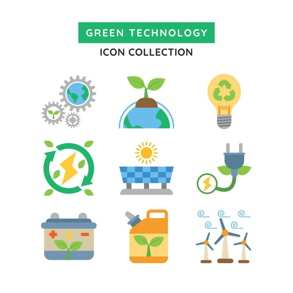 The Importance of Green Tech For The World vector