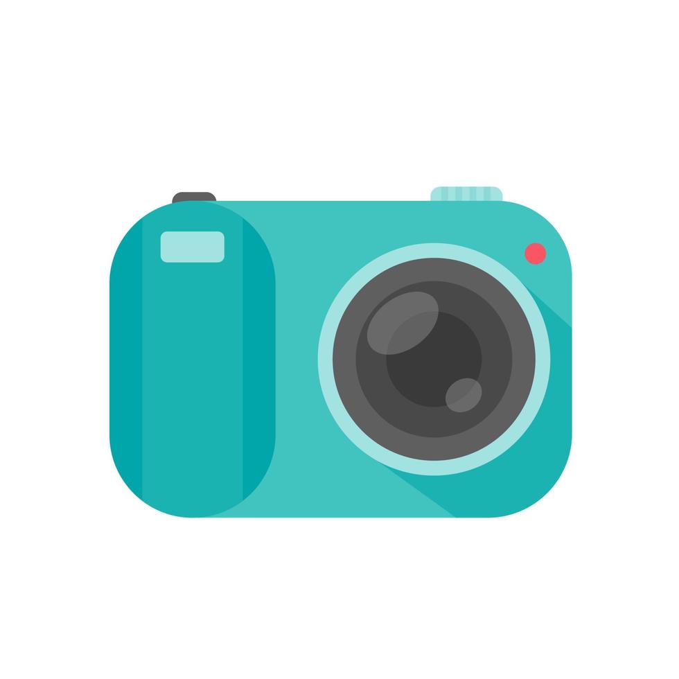 Camera for capturing good memories of travel vector