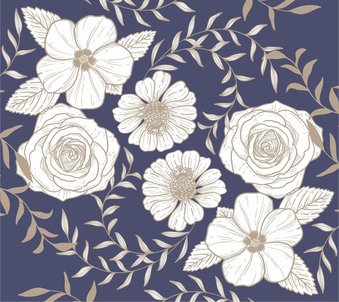 Flowers Floral Background vector
