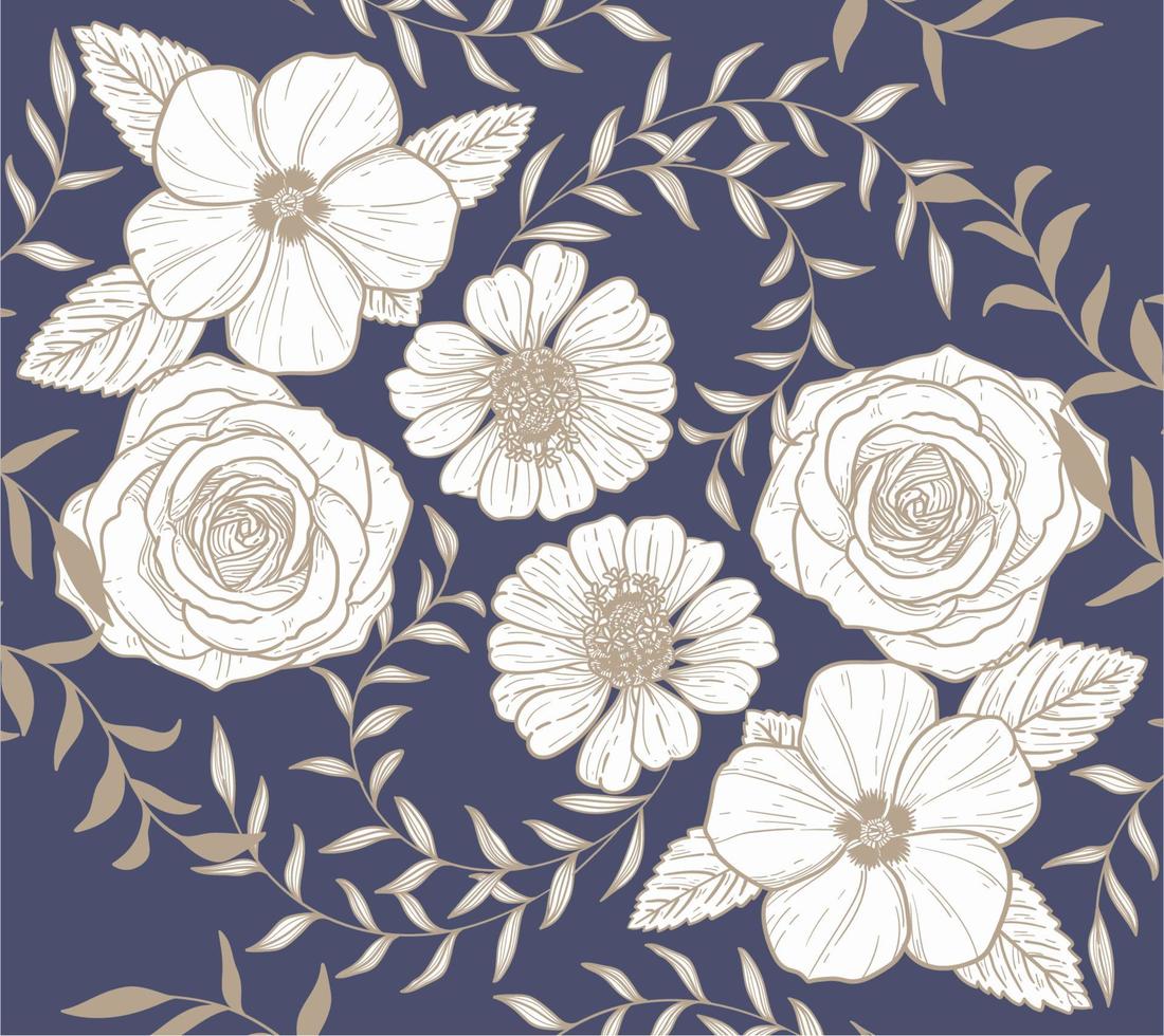 Flowers Floral Background vector