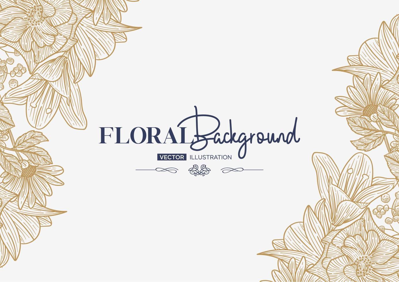 Flowers Floral Background vector