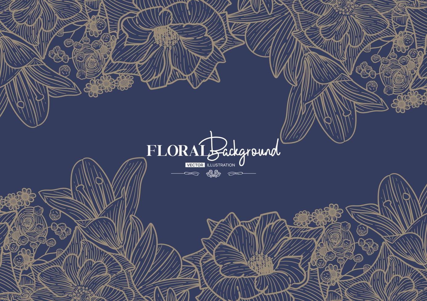 flores fondo floral vector