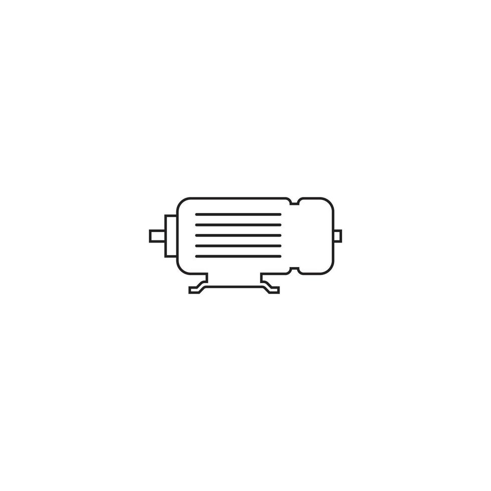 electric motor icon vector