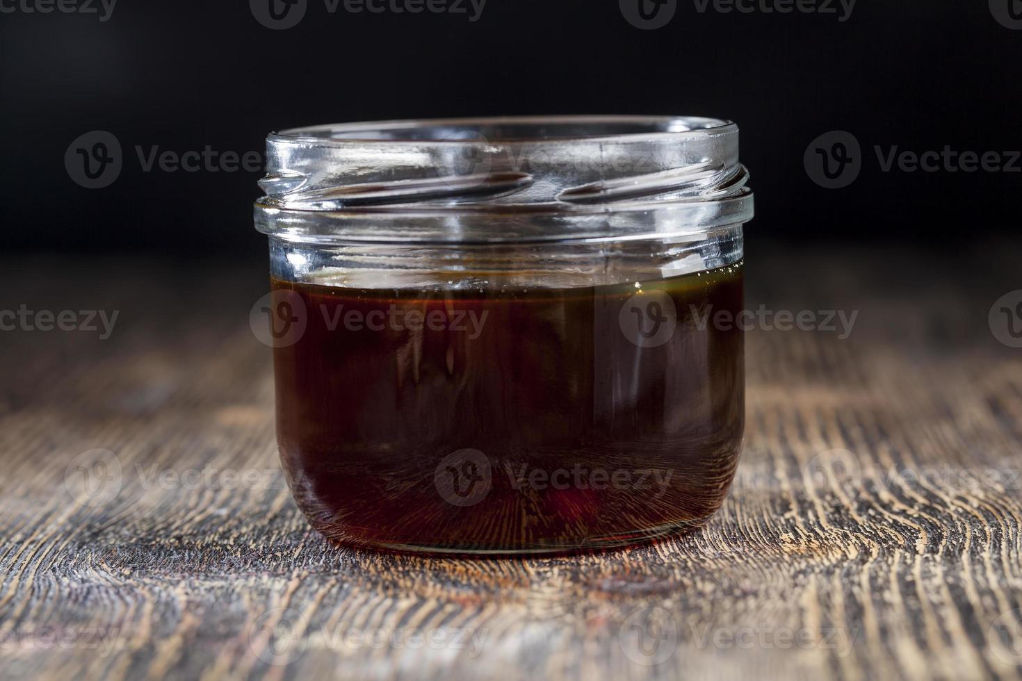 honey from long storage turned from liquid to solid photo