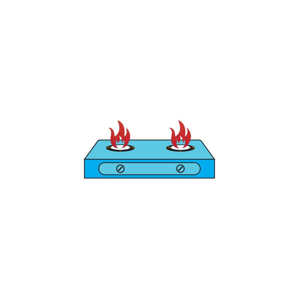 Gas stove icon vector illustration design template