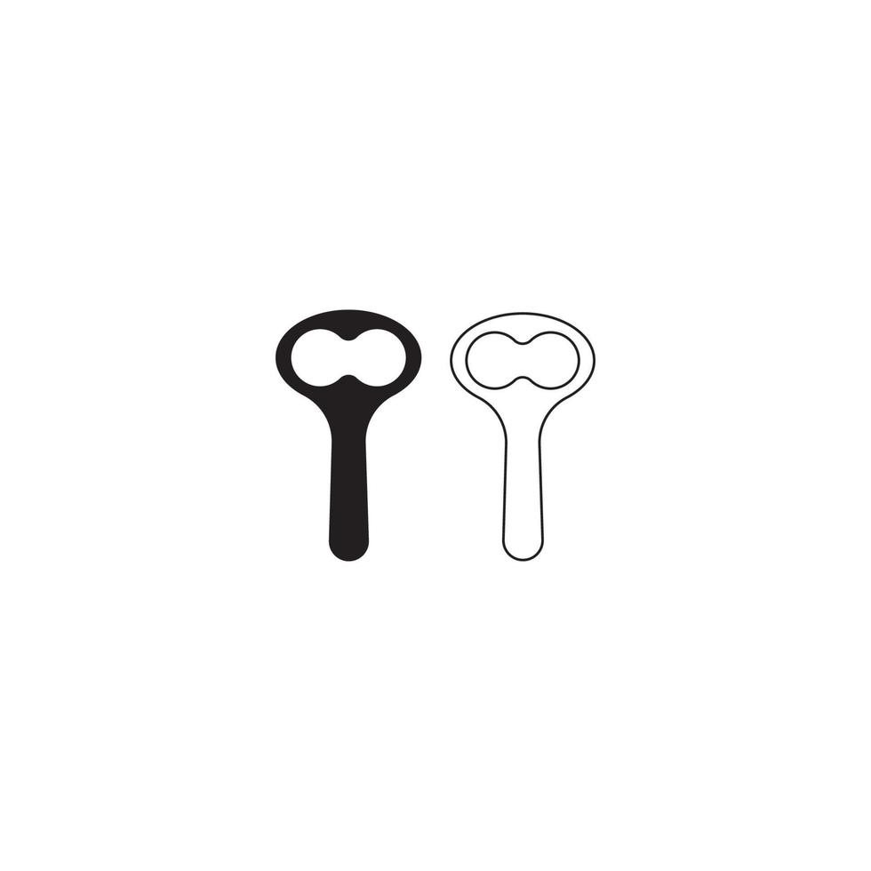 Tin opener icon vector