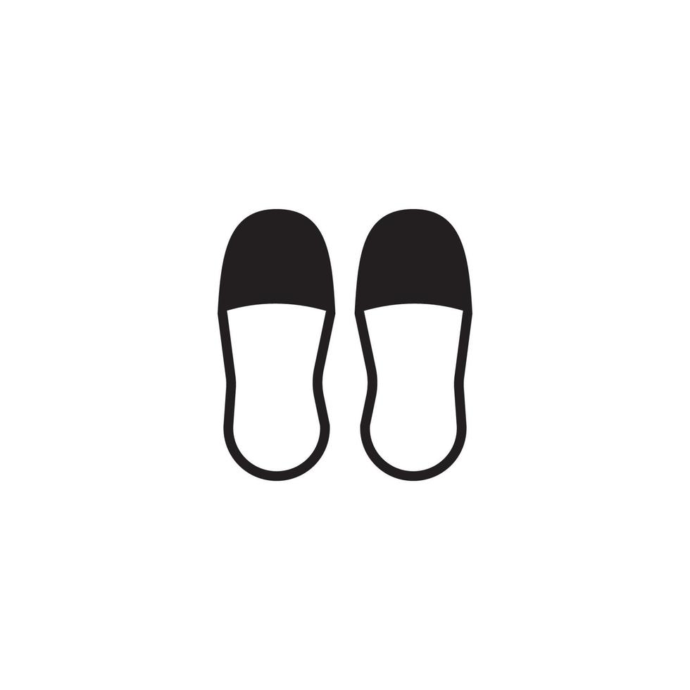 Slippers icon vector illustration template design.