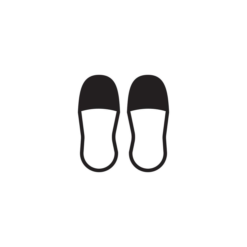 Slippers icon vector illustration template design.