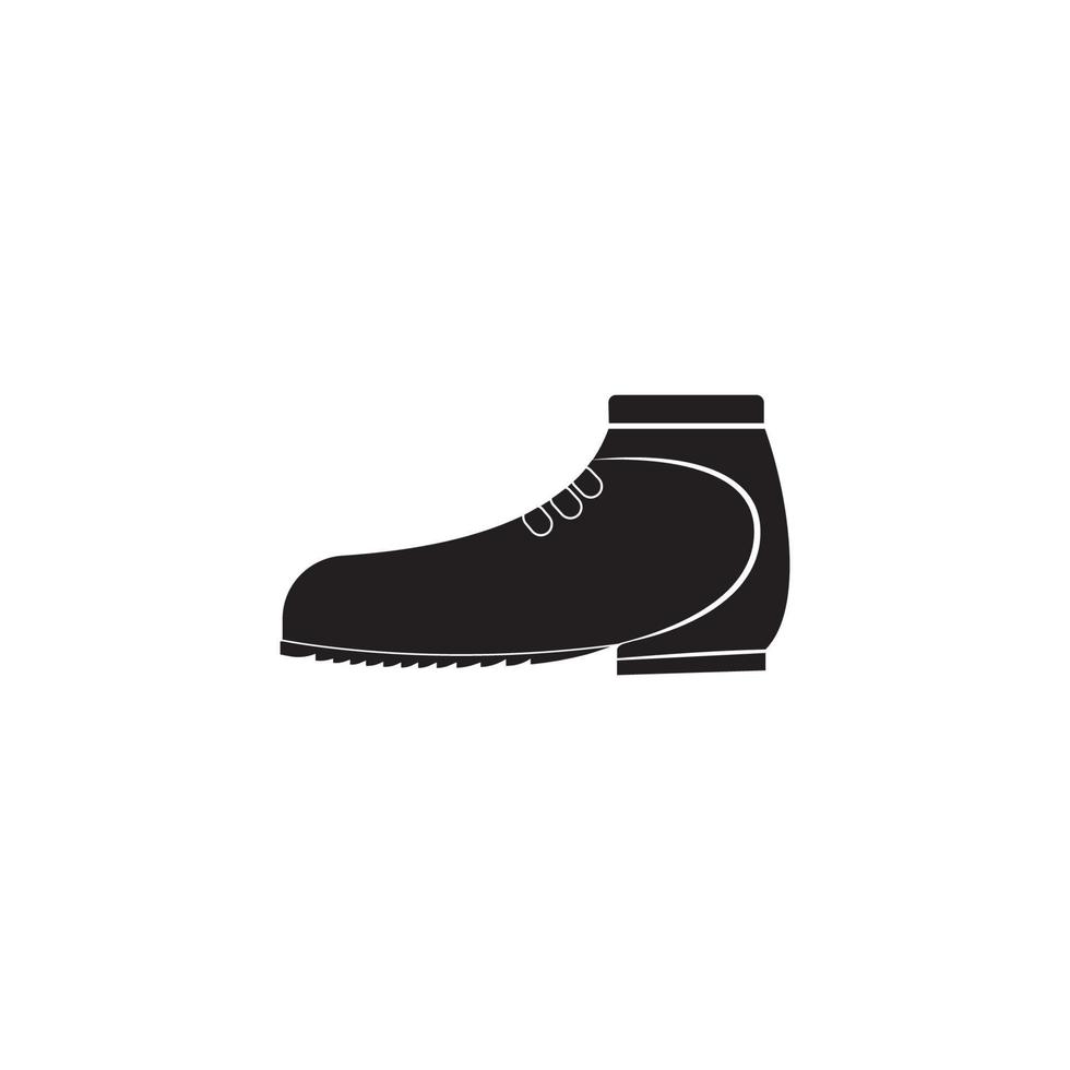 plantilla de diseño de ilustración de vector de icono de zapatos