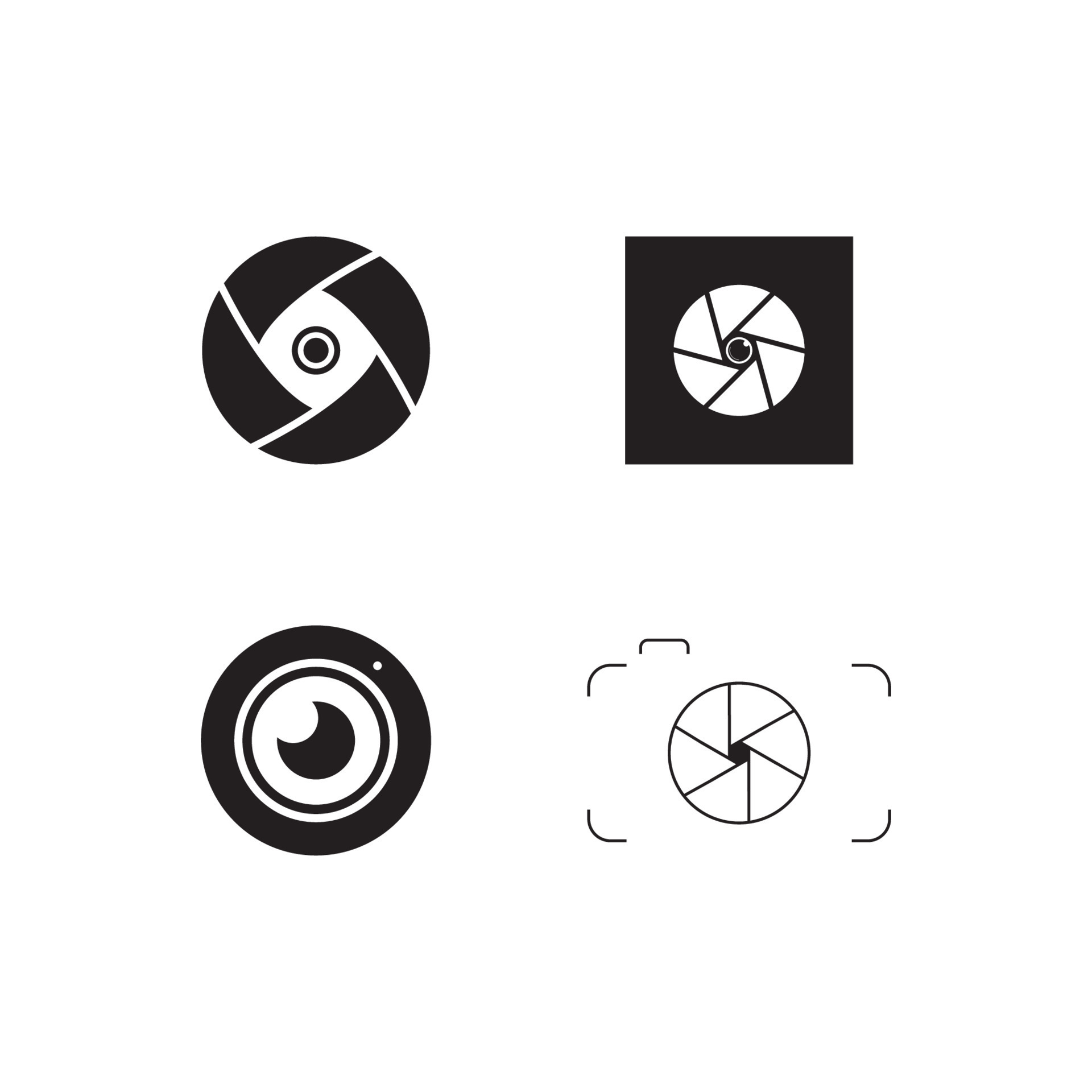 camera lens icon vector illustration design template 9672508 Vector Art