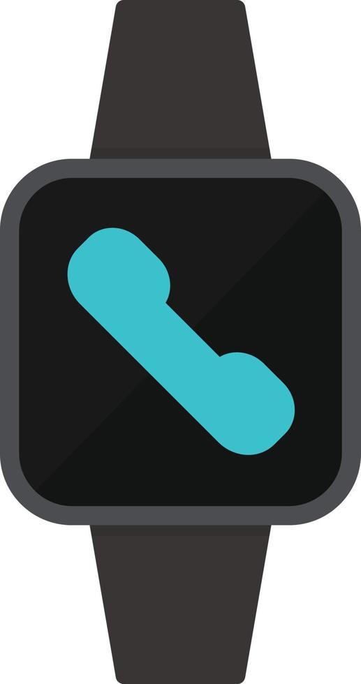 Watch Call Flat Icon vector