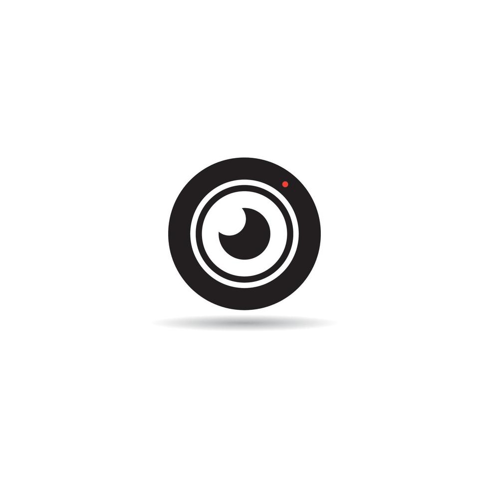 camera lens icon vector illustration design template