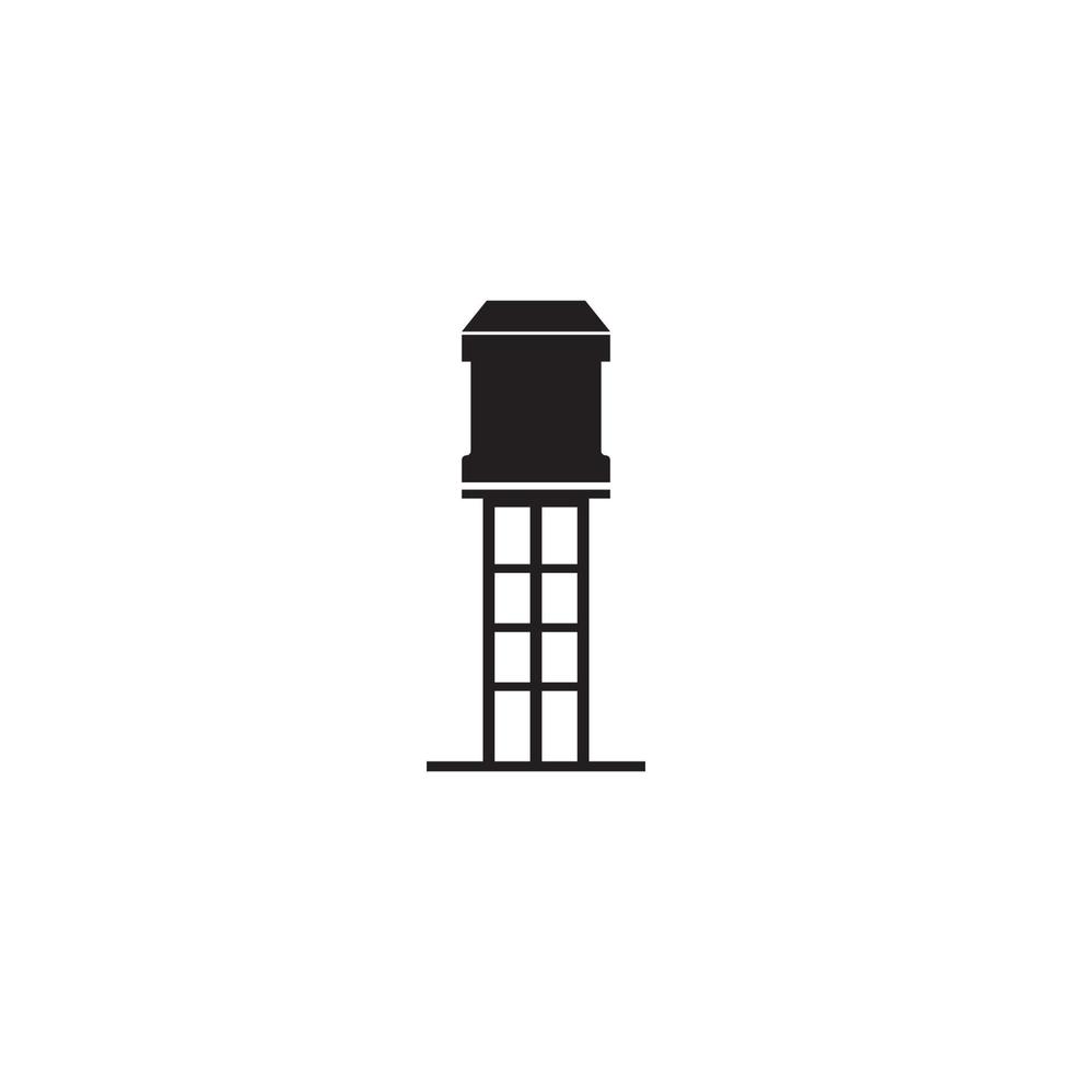 Water tower icon. vector