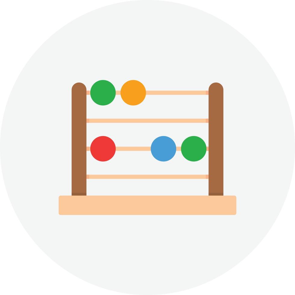 Abacus Filled Icon vector