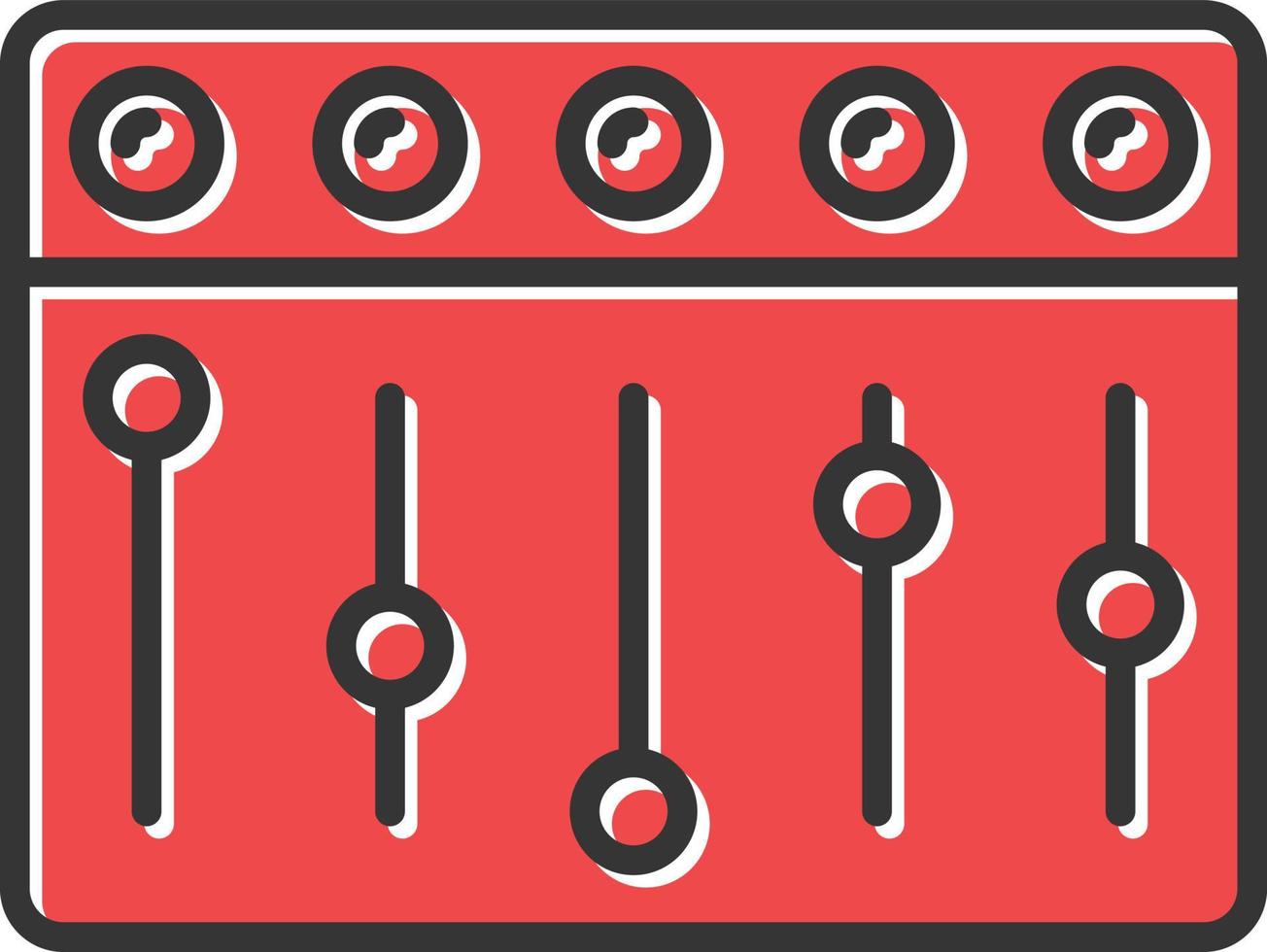Mixer Filled Icon vector