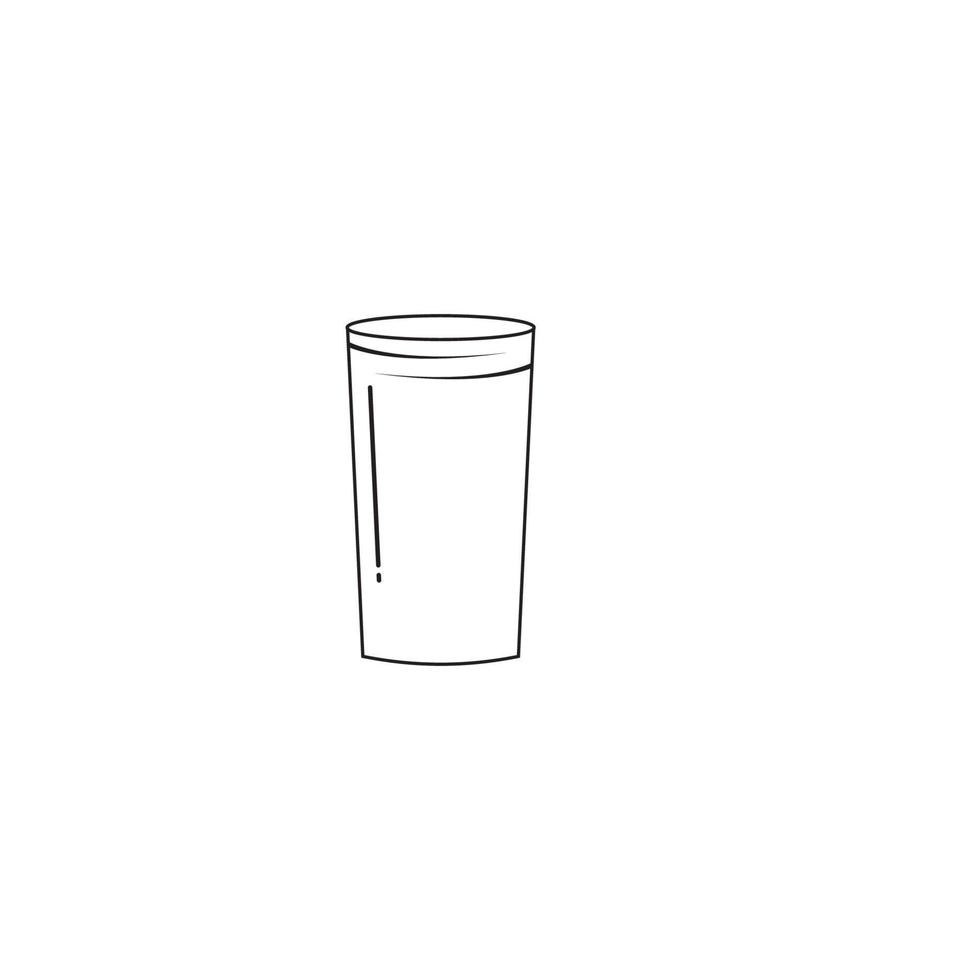 glass icon vector illustration design template