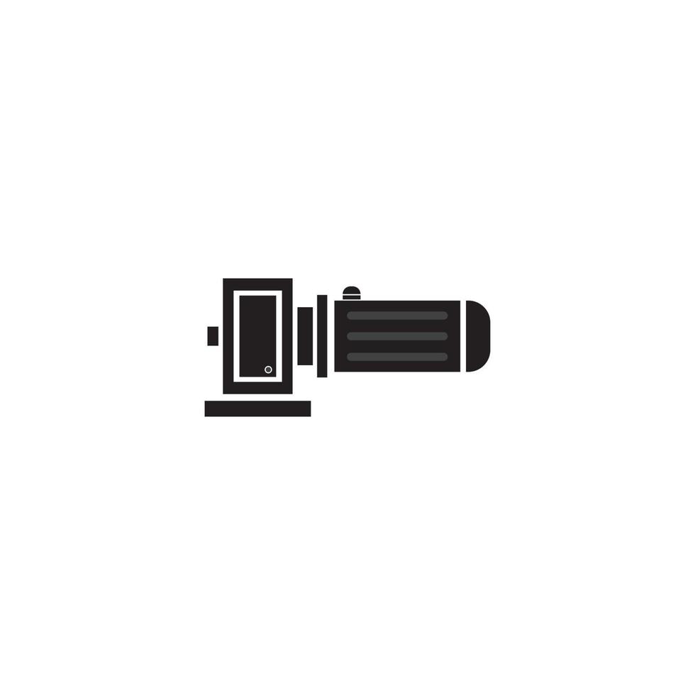 electric motor icon vector