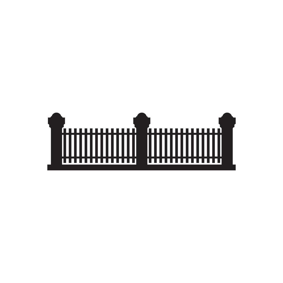 fence icon vector illustration design template