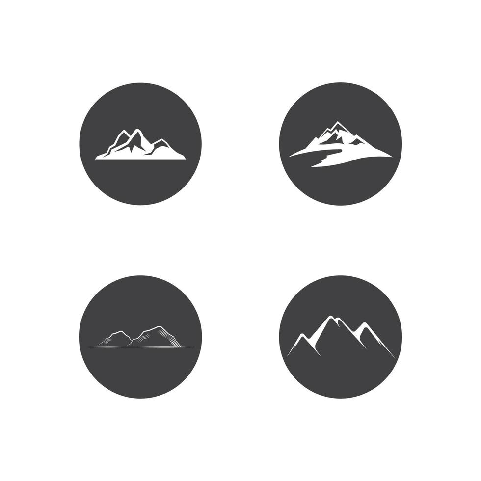 Mountain logo design vector