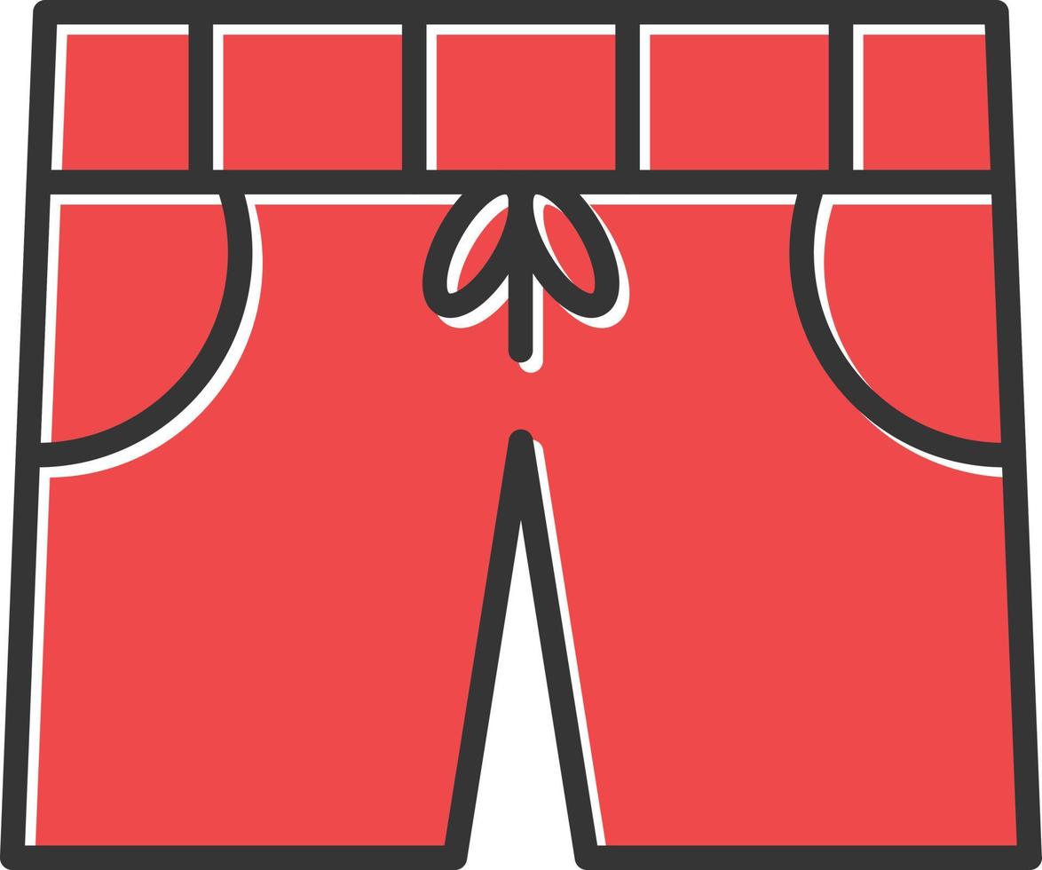 Shorts Filled Retro vector