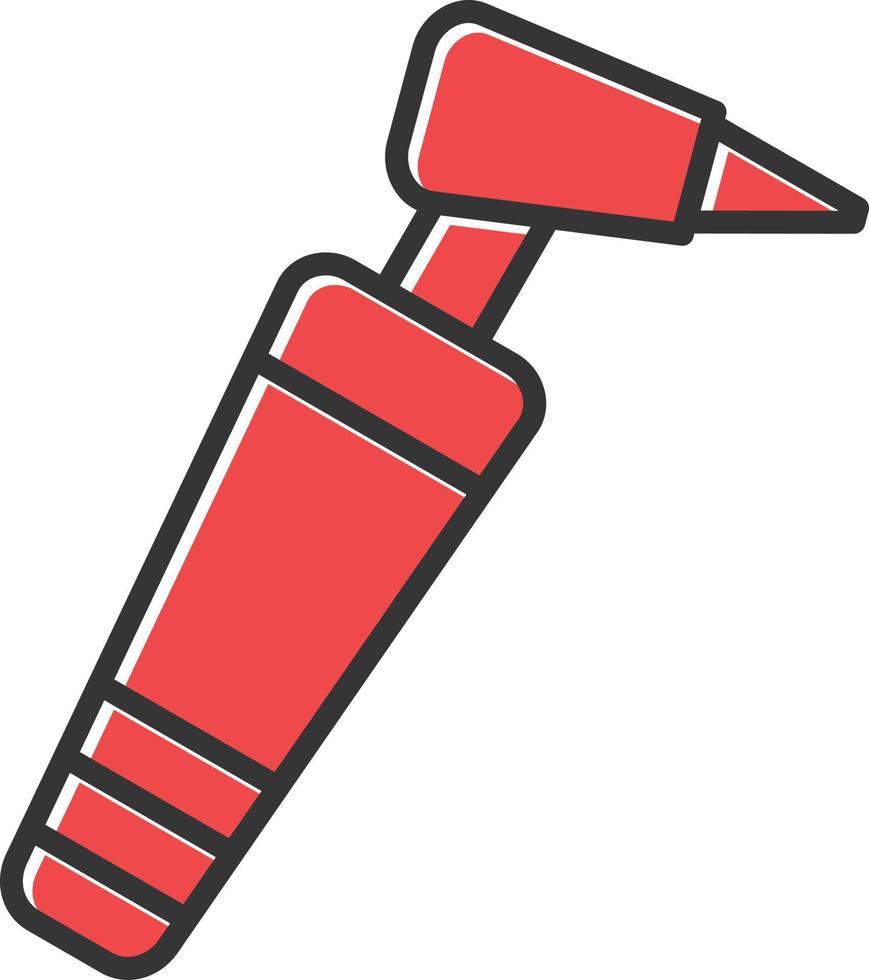 Otoscope Filled Retro vector
