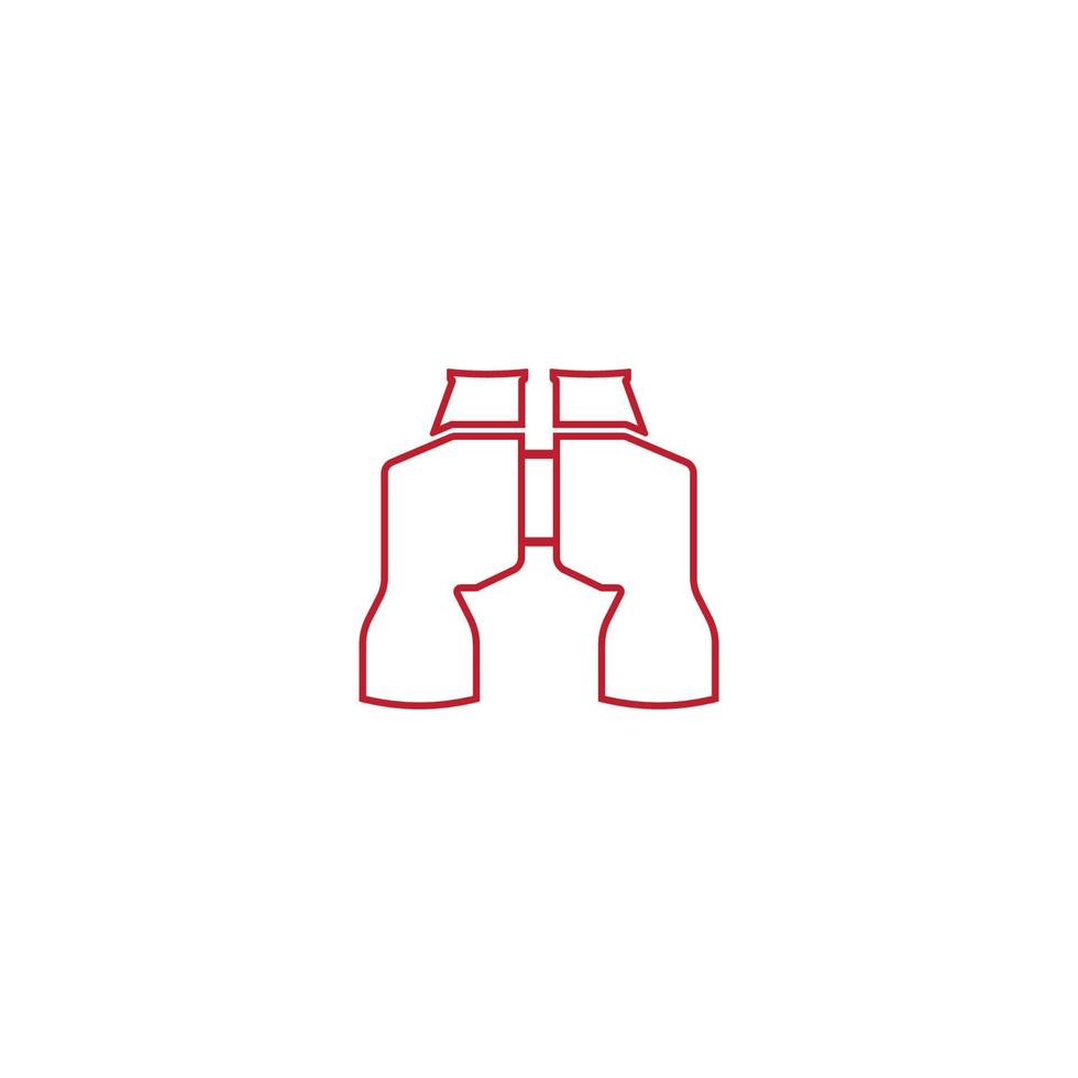 Binoculars icon vector illustration design template