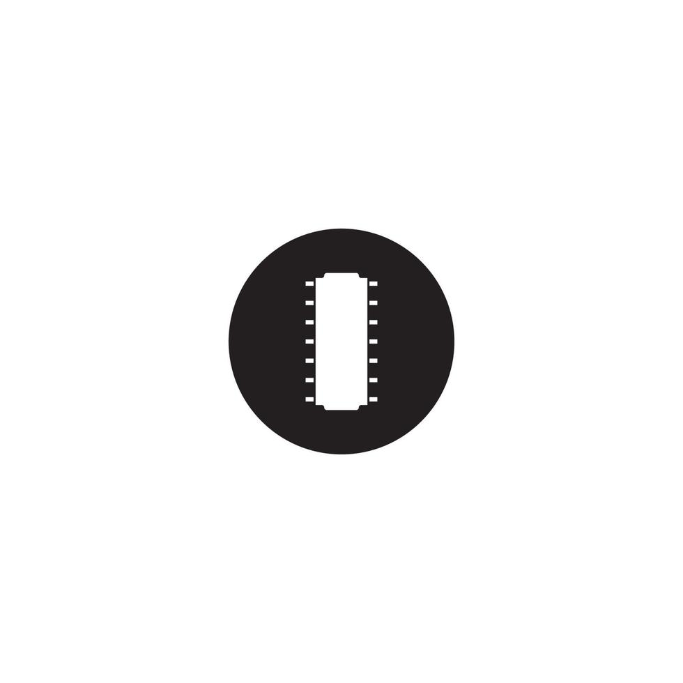 Chip icon vector illustration design template