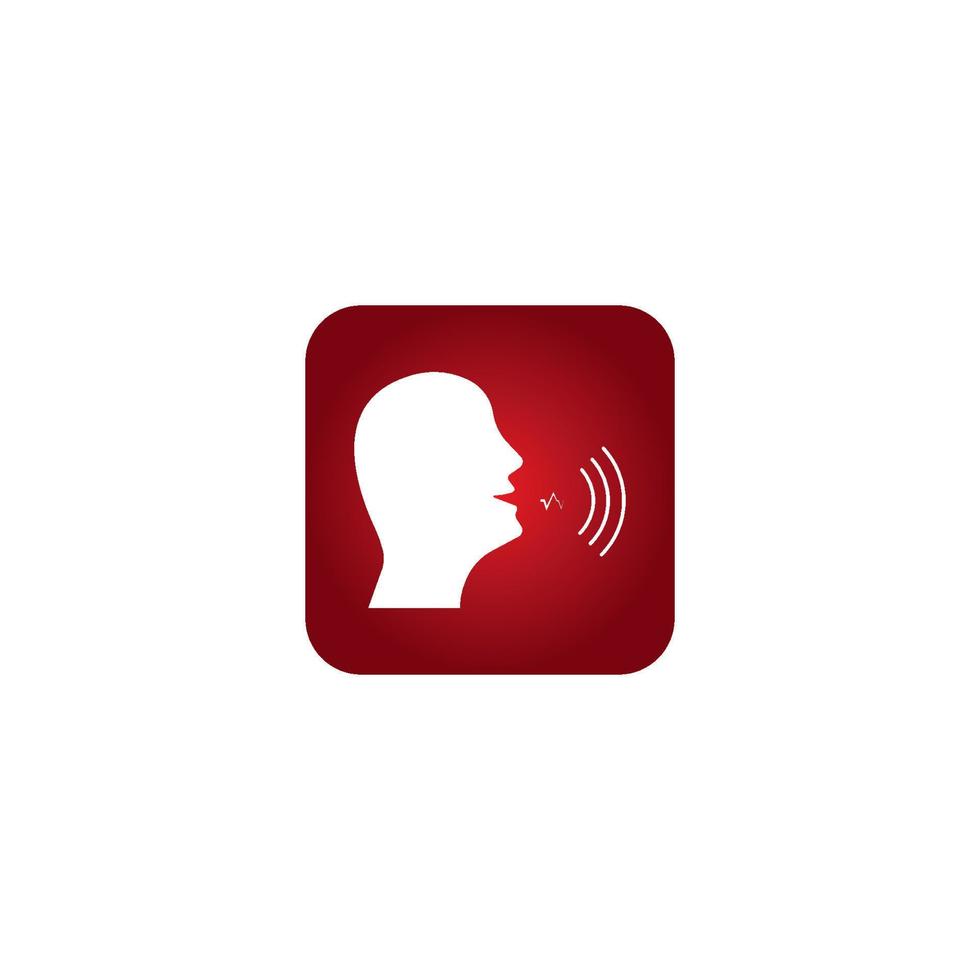 People talking icon vector