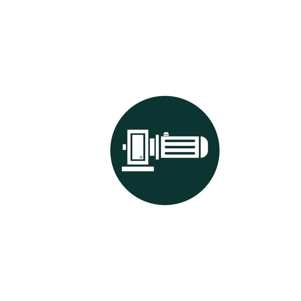 electric motor icon vector