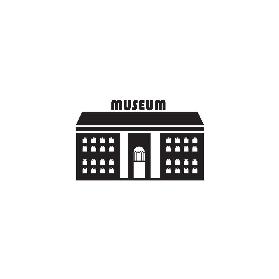 Museum icon vector illustration design template