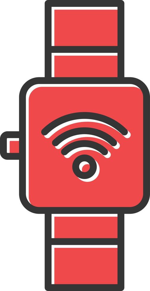 Smartwatch Filled Icon vector