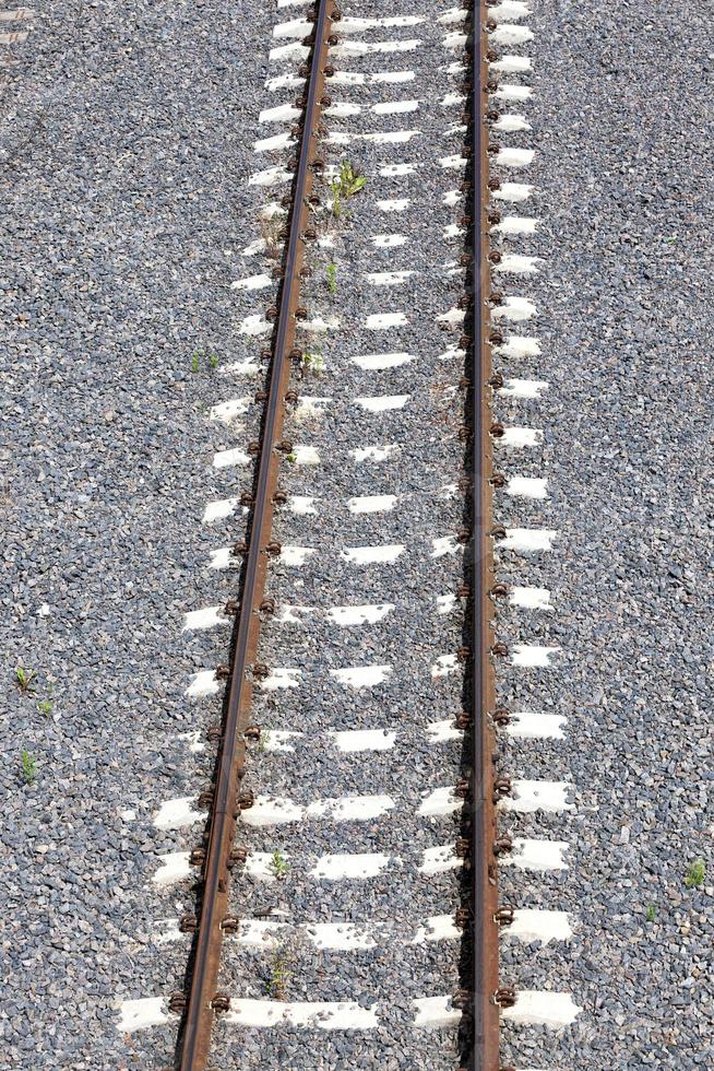 el ferrocarril va por el suelo foto