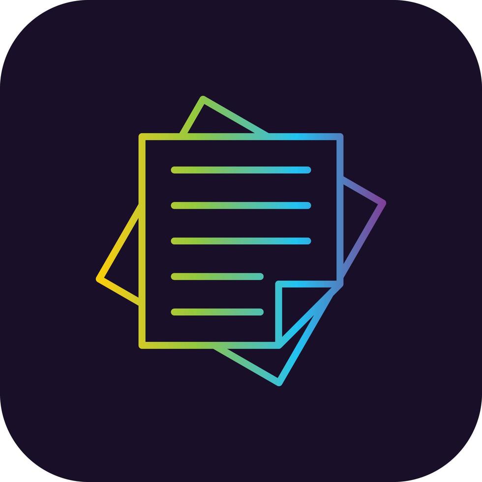 Sticky Note Filled Retro vector