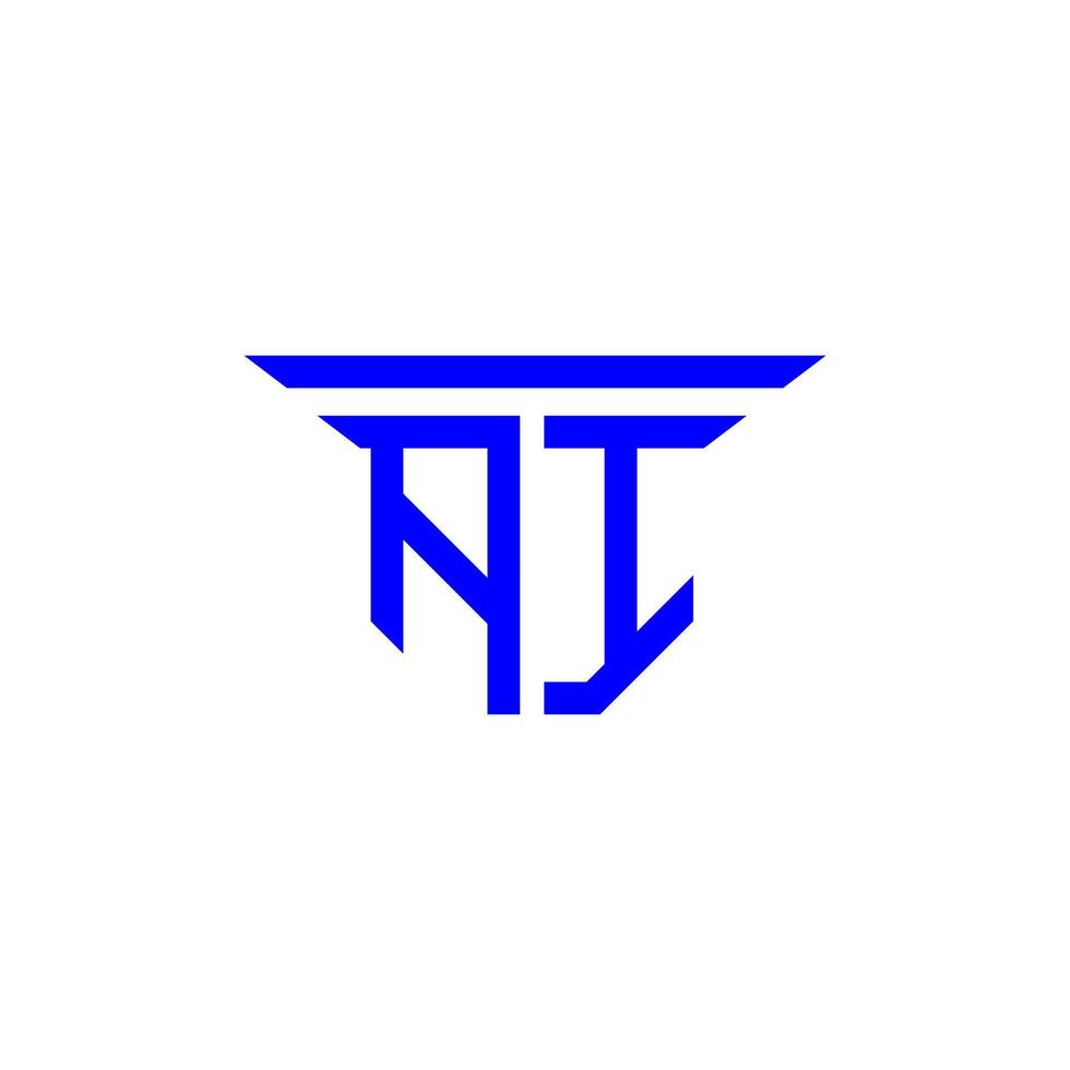 AI letter logo creative design with vector graphic