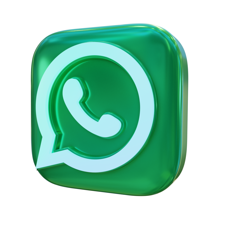 glansig whatsapp 3d-ikon png