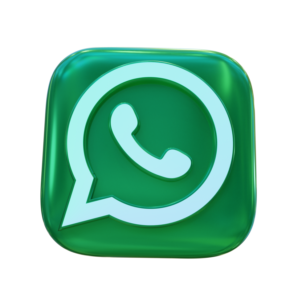 Glossy Whatsapp 3d Icon 9673744 Png