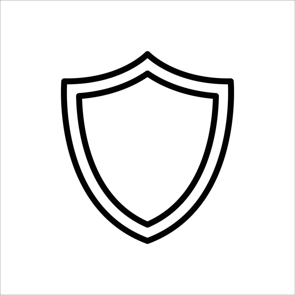 shield icon vector design template simple and clean