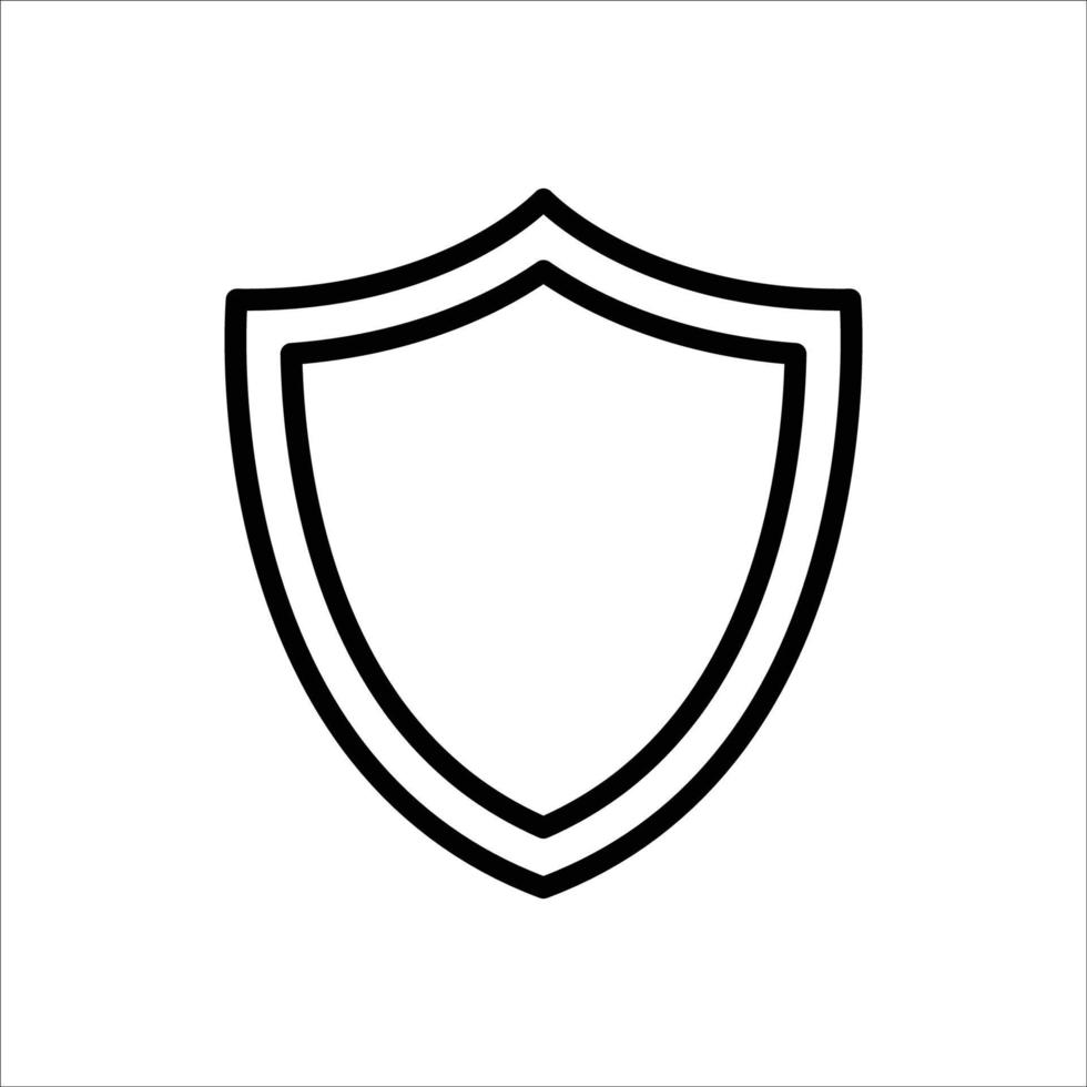 shield icon vector design template simple and clean