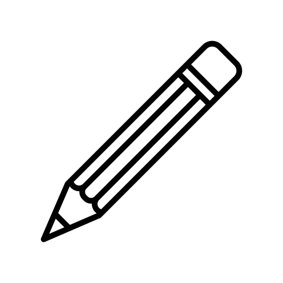 pencil icon vector design template simple and clean